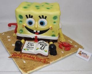 Minion character cake